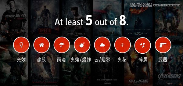 Photoshop合成炫酷效果的超级英雄电影海报