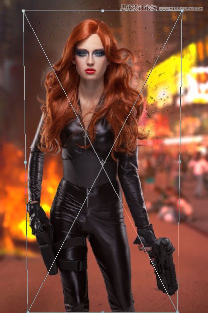 Photoshop合成炫酷效果的超级英雄电影海报