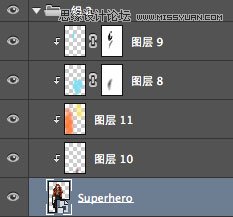 Photoshop合成炫酷效果的超级英雄电影海报