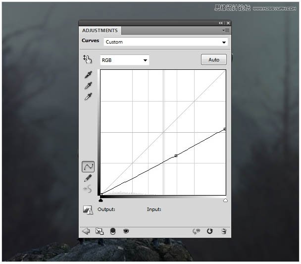 Photoshop合成头顶火焰燃烧效果的森林鹿王