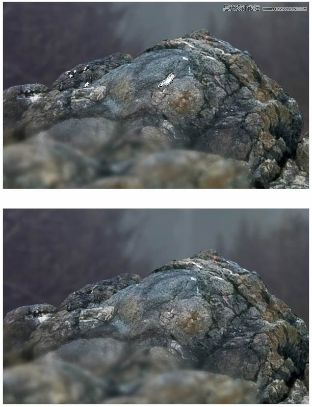 Photoshop合成头顶火焰燃烧效果的森林鹿王