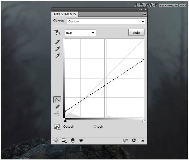 Photoshop合成头顶火焰燃烧效果的森林鹿王