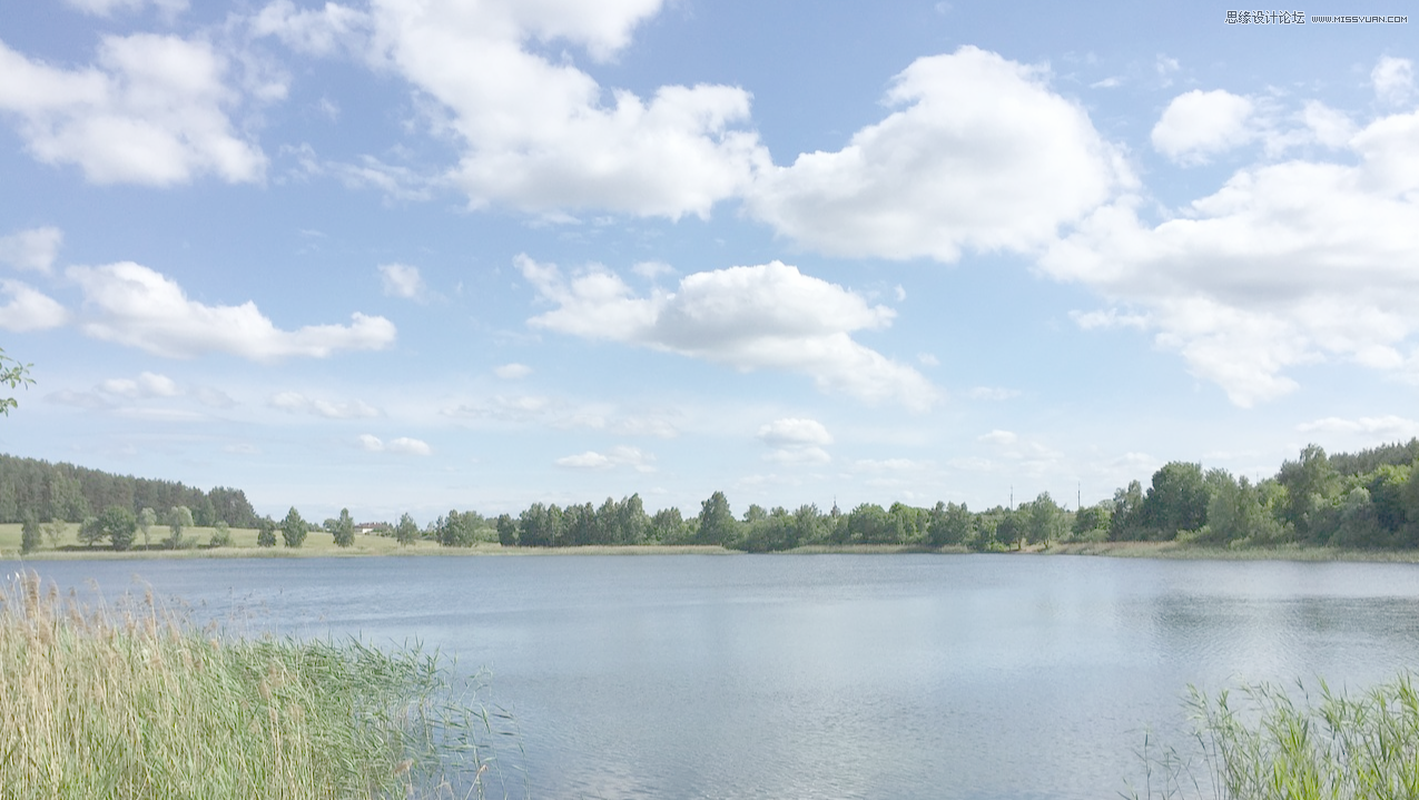 Photoshop修复细节严重缺失的风景照片