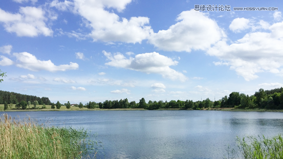 Photoshop修复细节严重缺失的风景照片