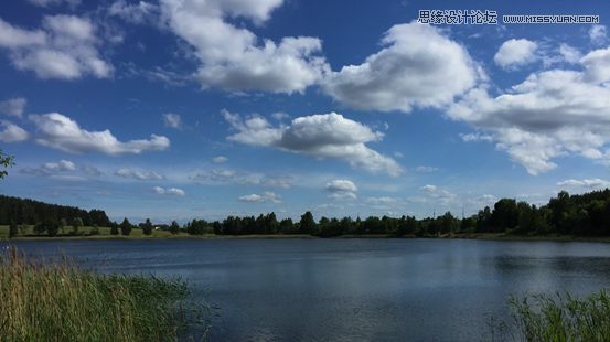 Photoshop修复细节严重缺失的风景照片