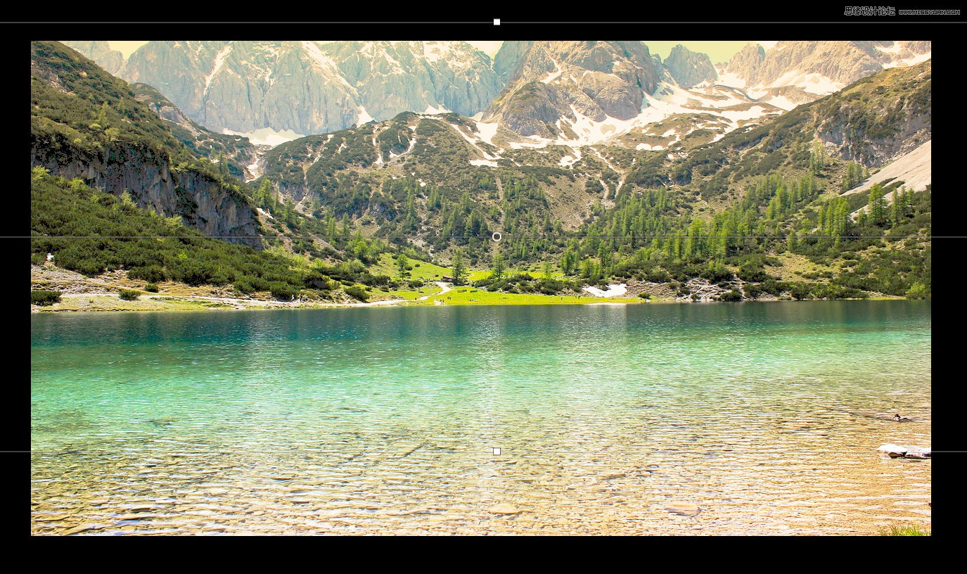 Photoshop修复细节严重缺失的风景照片