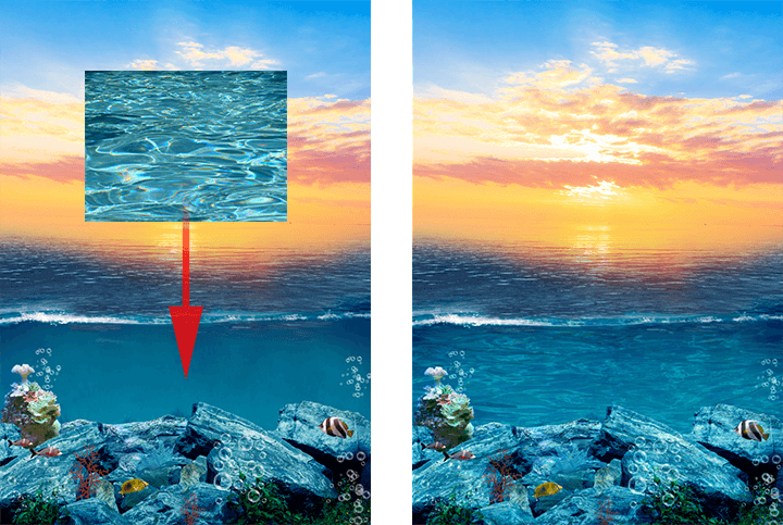 Photoshop合成夏日创意的美人鱼海报教程