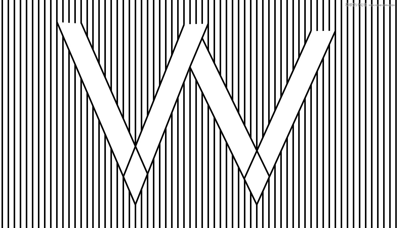 Illustrator结合PS绘制创意的线条艺术海报