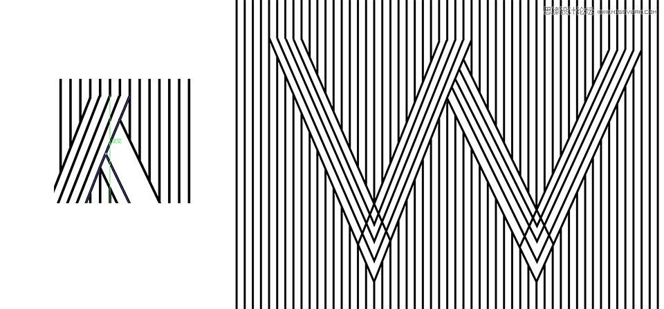 Illustrator结合PS绘制创意的线条艺术海报