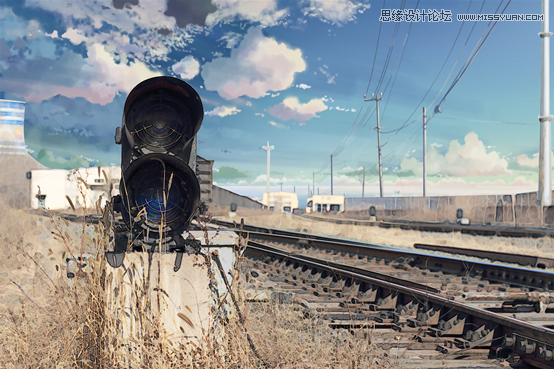 Photoshop巧用素材合成超酷高亮动漫效果