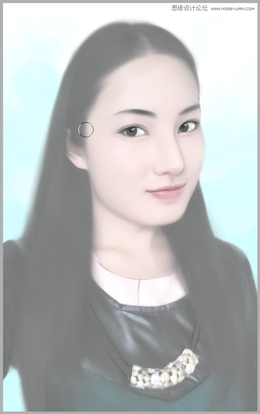 Photoshop结合SAI制作言情风转手绘效果