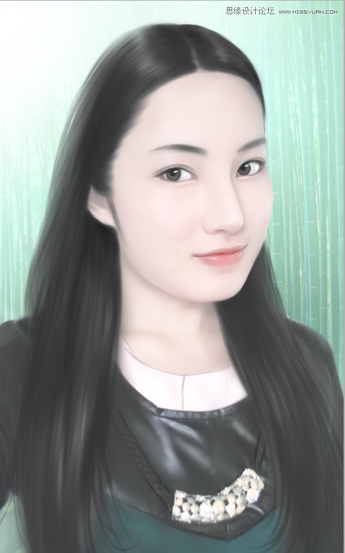 Photoshop结合SAI制作言情风转手绘效果