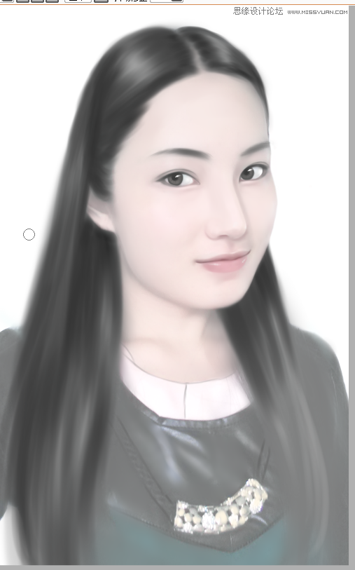 Photoshop结合SAI制作言情风转手绘效果