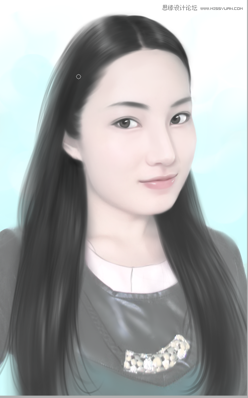 Photoshop结合SAI制作言情风转手绘效果