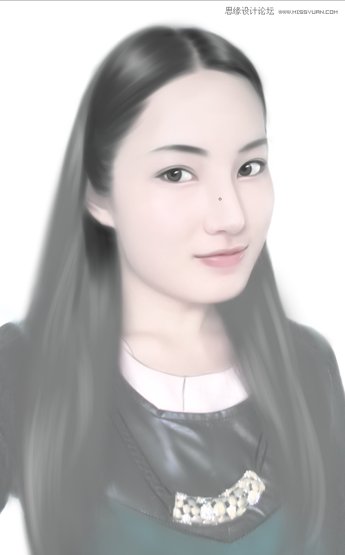 Photoshop结合SAI制作言情风转手绘效果