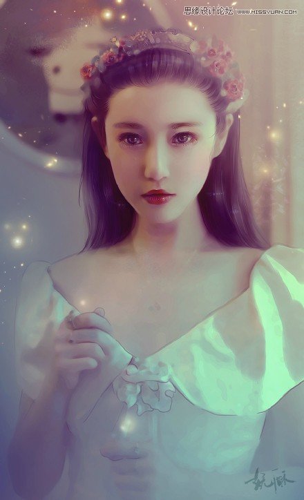 Photoshop把真人照片转成唯美的手绘效果