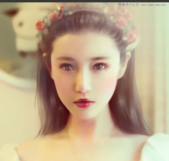 Photoshop把真人照片转成唯美的手绘效果