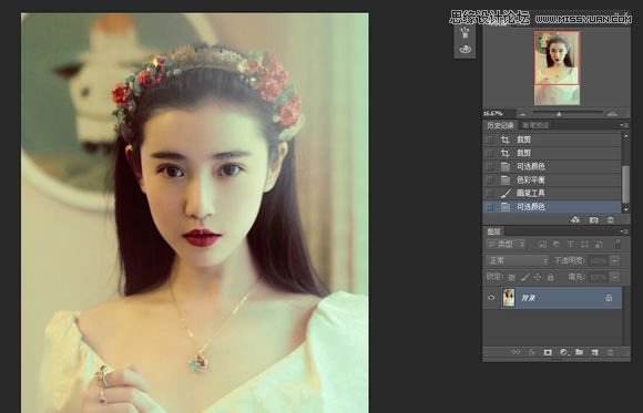 Photoshop把真人照片转成唯美的手绘效果