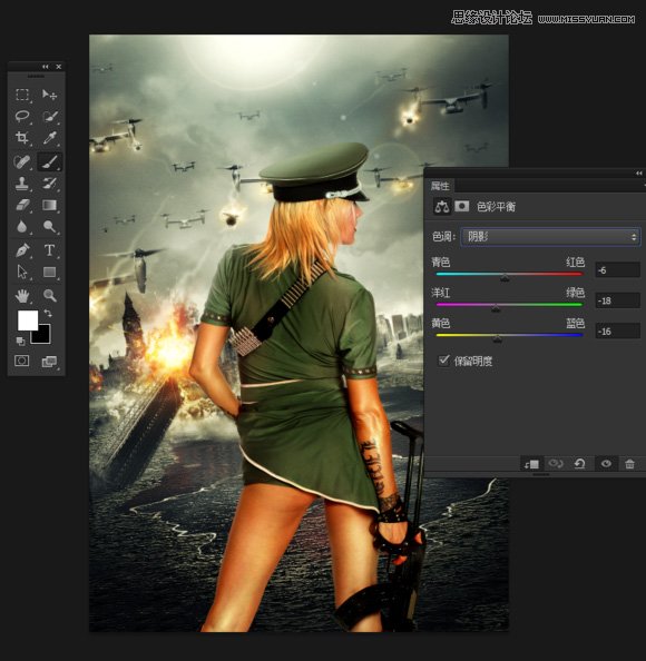 Photoshop合成超酷的生化危机海报效果图