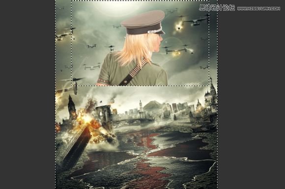 Photoshop合成超酷的生化危机海报效果图