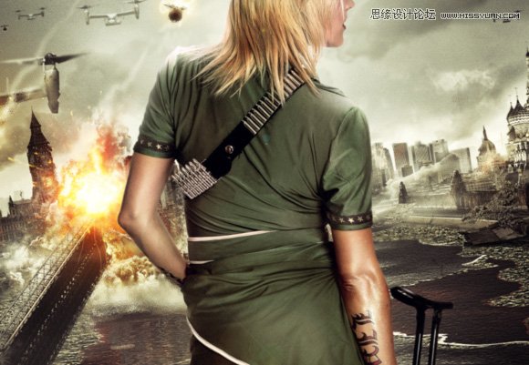 Photoshop合成超酷的生化危机海报效果图