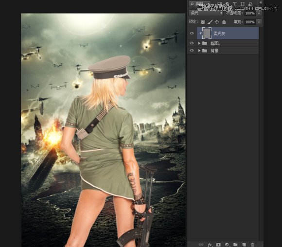 Photoshop合成超酷的生化危机海报效果图