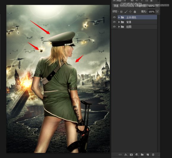 Photoshop合成超酷的生化危机海报效果图
