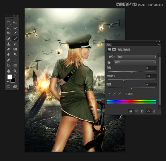 Photoshop合成超酷的生化危机海报效果图