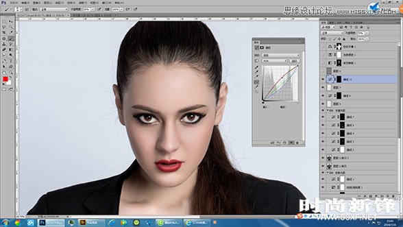 Photoshop制作超酷的性感模特商业修图教程