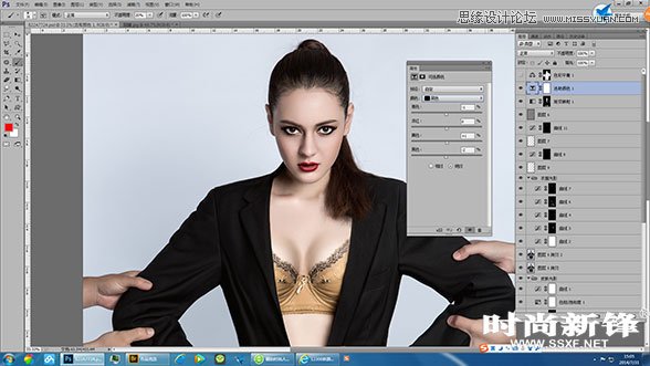 Photoshop制作超酷的性感模特商业修图教程