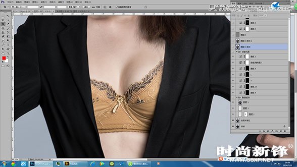 Photoshop制作超酷的性感模特商业修图教程