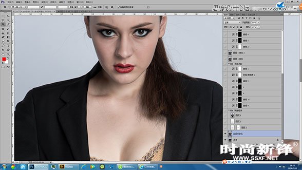 Photoshop制作超酷的性感模特商业修图教程