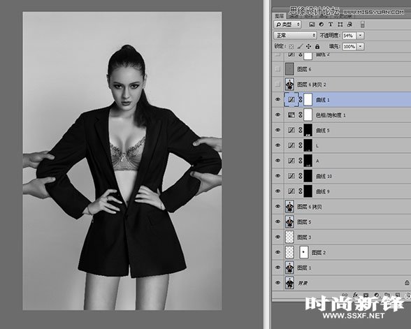 Photoshop制作超酷的性感模特商业修图教程