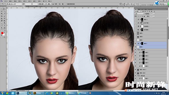 Photoshop制作超酷的性感模特商业修图教程