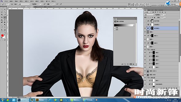 Photoshop制作超酷的性感模特商业修图教程
