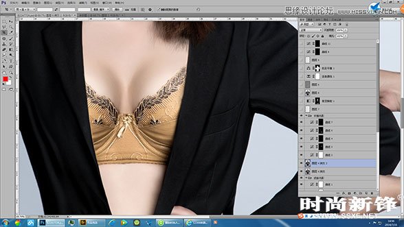 Photoshop制作超酷的性感模特商业修图教程