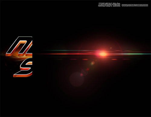 Photoshop制作创意的动感火焰立体字