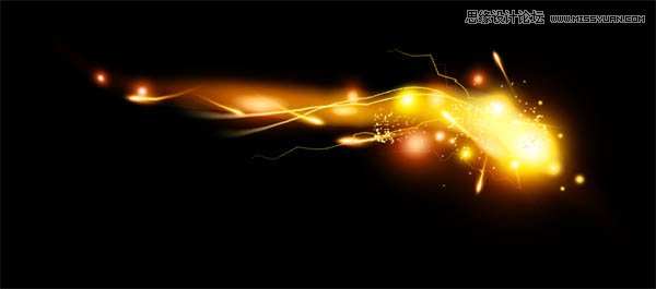 Photoshop制作创意的动感火焰立体字