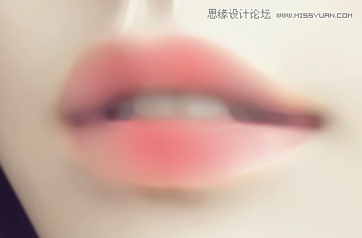 Photoshop绘制光泽动人的美女嘴唇效果