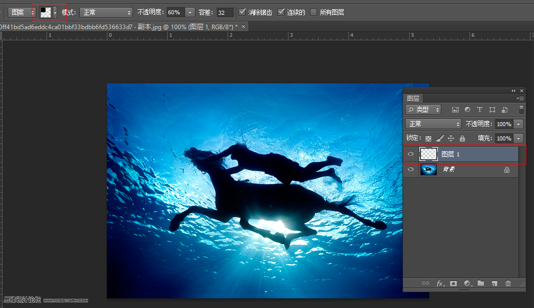 Photoshop详细的给照片添加抽丝纹理背景