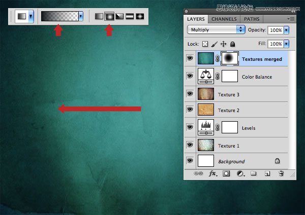 Photoshop合成从水花中冲出的海边美女