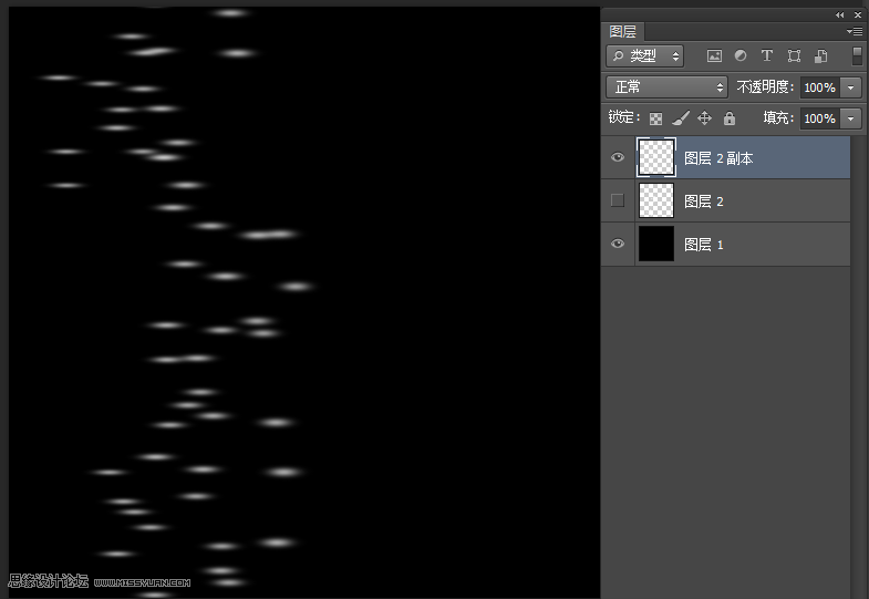 Photoshop制作时尚绚丽的烟花效果图