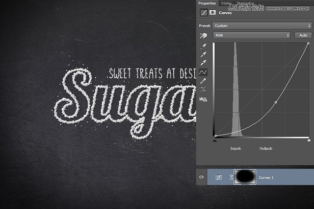 Photoshop制作霜冻效果的艺术字教程