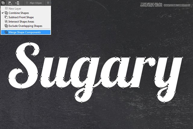 Photoshop制作霜冻效果的艺术字教程
