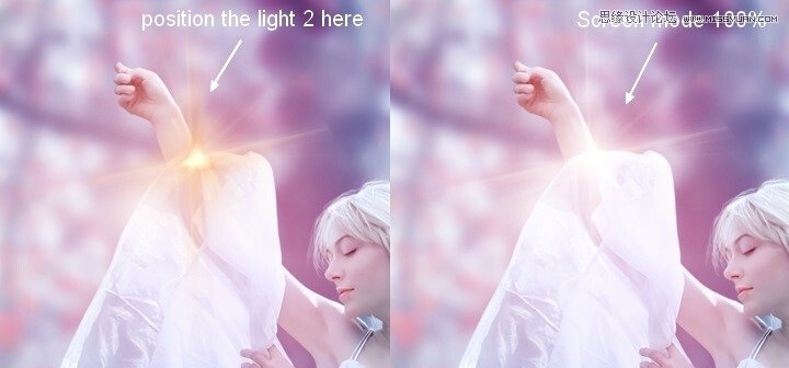 Photoshop合成唯美的森林仙子场景图