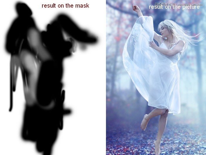 Photoshop合成唯美的森林仙子场景图