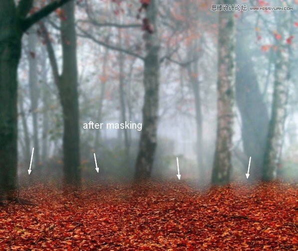 Photoshop合成唯美的森林仙子场景图