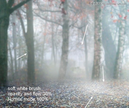 Photoshop合成唯美的森林仙子场景图