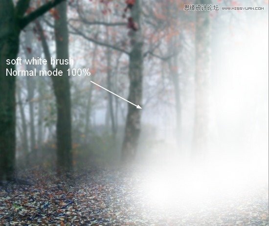 Photoshop合成唯美的森林仙子场景图