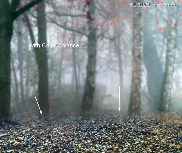 Photoshop合成唯美的森林仙子场景图